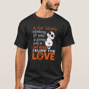 T-shirt Baisers De Chat Et Amour Féline - Chat Drôle