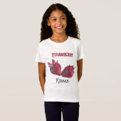 T-Shirt Baisers de Fraise (Devant entier)