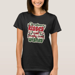 T-shirt Baisers de Noël et voeux de sucre de canne