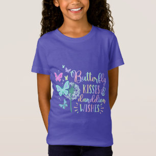 T-Shirt Baisers de papillon Vœux de pissenlit Personnalisé