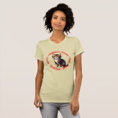 T-shirt Baisers et baisers, Tortoiseshell cat (Devant entier)