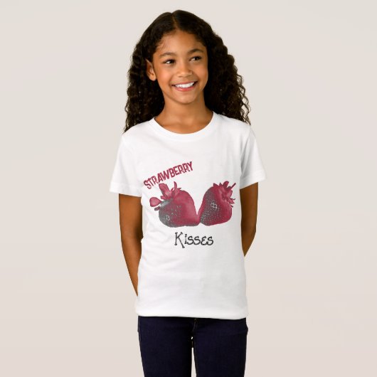 T-Shirt Baisers fraises (Devant entier)