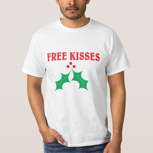 T-shirt Baisers gratuits sous le faux-pied (Devant)