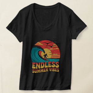 T-shirt Baisers salés et rêves de coucher de soleil