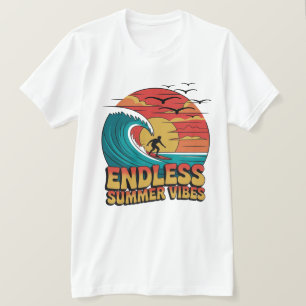 T-shirt Baisers salés et rêves de coucher de soleil