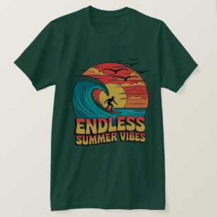 T-shirt Baisers salés et rêves de coucher de soleil