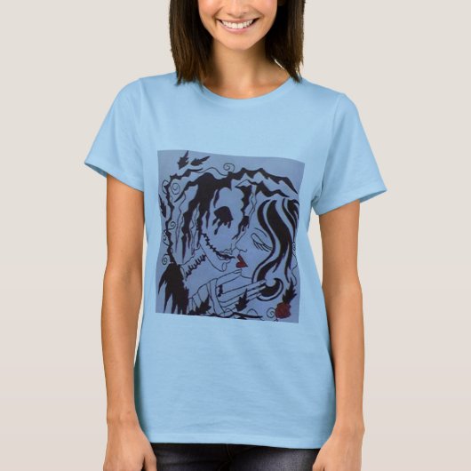 T-shirt Baisers squelettiques (Devant)