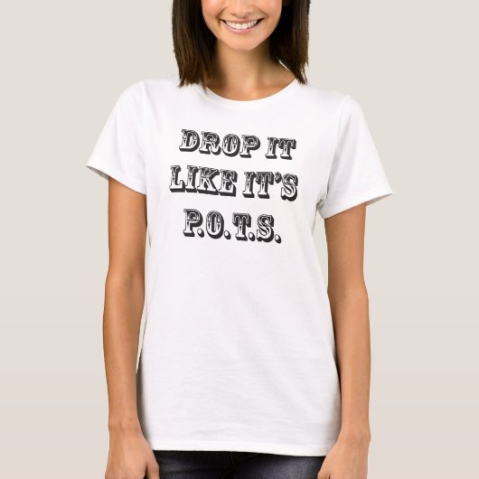 T-shirt baisse il aiment ses pots (Devant)