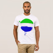 T-shirt Baisses de Sierra Leone blanches (Devant entier)