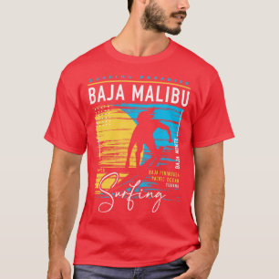 T-shirt Baja Malibu Baja Norte Mexique Surf Retro Surf D
