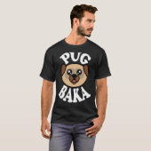 T-shirt Baka Pug Adorable (Devant entier)