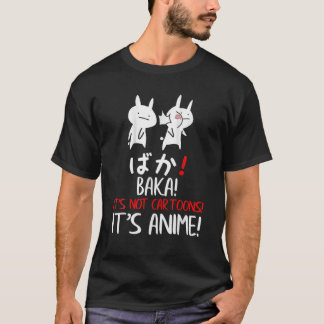 T-shirt Baka Rabbit Idiot Japonais Manga Son Anime Non