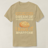T-shirt Bake Bake Bake Bread Baker Bakeaholic (Design devant)