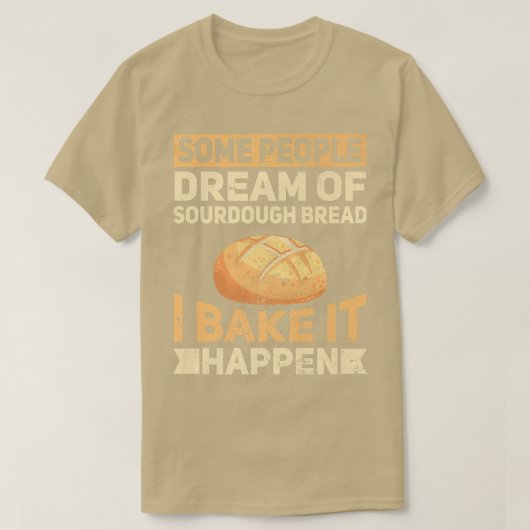T-shirt Bake Bake Bake Bread Baker Bakeaholic (Design devant)