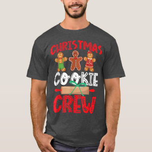 T-shirt Bake Baking Christmas Cookie Gingerpain Homme Crew