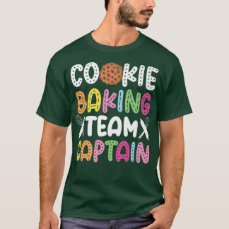 T-shirt Bake Baking Cookie Team Captain Cookie Baking Team