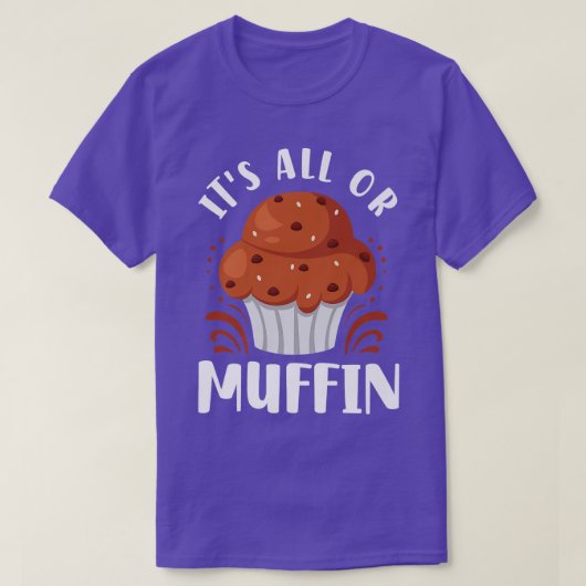 T-shirt Bake Baking Muffin Pun (Design devant)