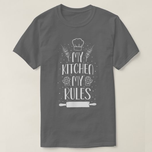 T-shirt Bake Baking Rolling Pin 55 (Design devant)
