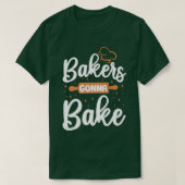 T-shirt Bake Baking Rolling Pin Pun (Design devant)