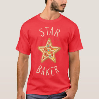 T-shirt Bake Baking Star Cookie
