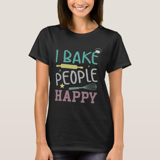 T-shirt Baker & Bake Fans of Baking Supplies & Baking Shee (Devant)