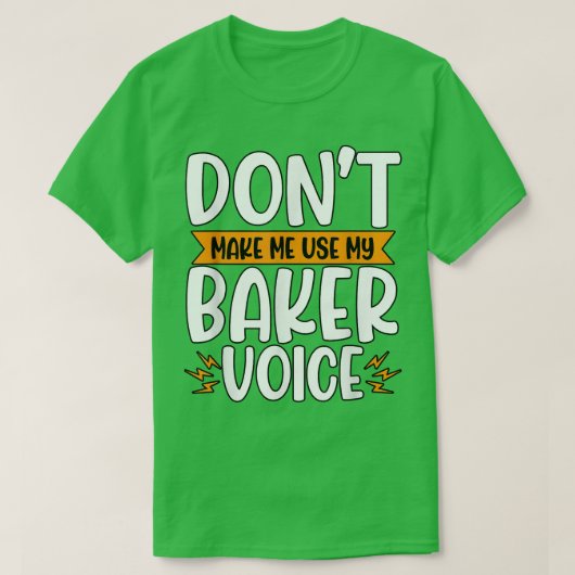 T-shirt Baker Baking 152 (Design devant)