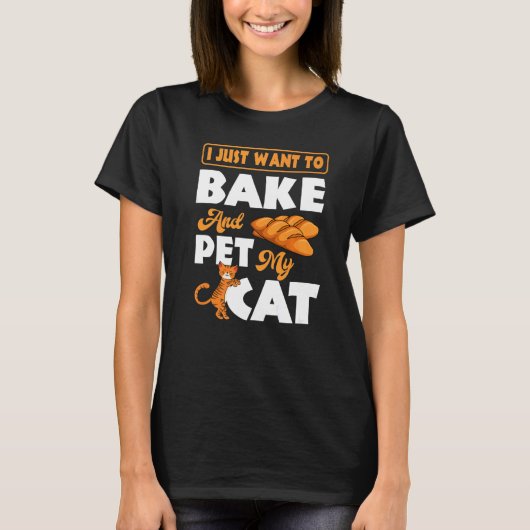T-shirt Baker Pâtisserie Chef Cuisinier Cuisine Boulangeri (Devant)
