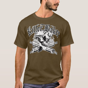 T-shirt Baker Skull Ghost 1 tueur Baker et Crossed Rolli