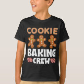 T-shirt Bakers Christmas Cookie Creative Family Baking Tea (Devant)