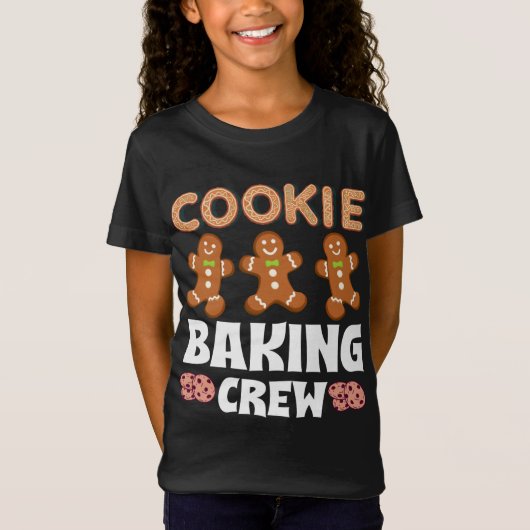 T-Shirt Bakers Christmas Cookie Creative Family Baking Tea (Devant)