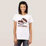 T-shirt Bakers Gonna Bake Hashtag Chocolate Whoopie Pies<br><div class="desc">Le tee - shirt a lancé le hashtag #BAKERSGONNABAKE, avec l'illustration originale d'une délicieuse paire de tartes au chocolat hollandais PA. Parfait pour votre chef pâtissier ou amateur de pâtisserie préféré ! De nombreux autres "Bakers Gonna Bake" et illustrations foodie illustrées sont également disponibles dans cette boutique! Ne vois-tu pas...</div>