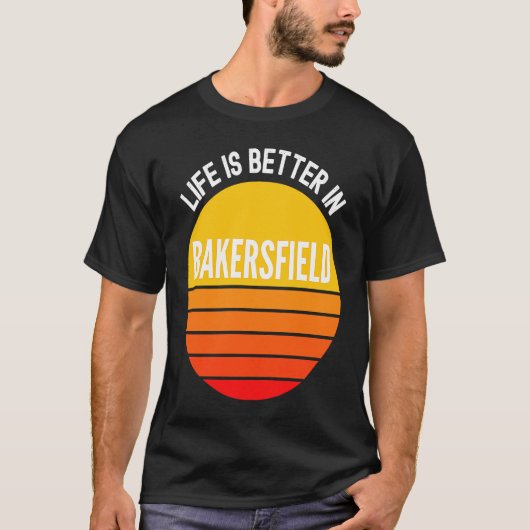 T-shirt Bakersfield à Bakersfield (Devant)