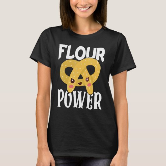 T-shirt Bakery Donut Baking Flour Power Confectioner Cake (Devant)