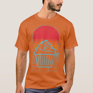 T-shirt Baking Baking Cupcake Baker Cupcake Lover 80s 90s 