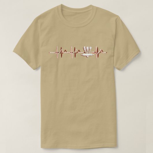 T-shirt Baking Heartbeat, Baker (Design devant)