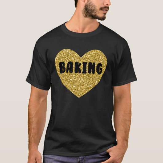 T-shirt Baking I Love Baked Goods  Cake Pie Dessert (Devant)