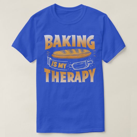 T-shirt Baking is my Therapy 490 (Design devant)