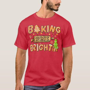 T-shirt Baking Spirit Bright Donut Christmas Tree Xmas Coo