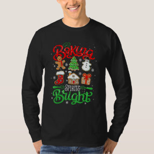 T-shirt Baking Spirit Bright Donut Christmas Tree Xmas Coo