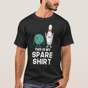 T-shirt Bal à la brosse du joueur de bowling amusant C'es