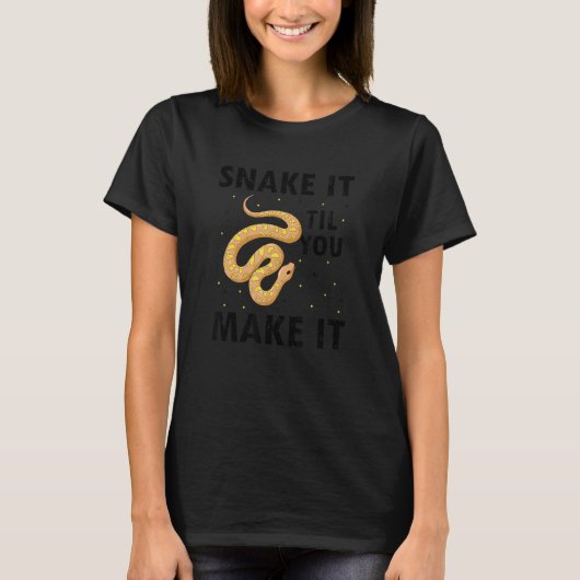 T-shirt Bal de Banane Python et conception de reptiles de (Devant)