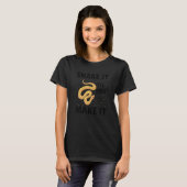 T-shirt Bal de Banane Python et conception de reptiles de (Devant entier)