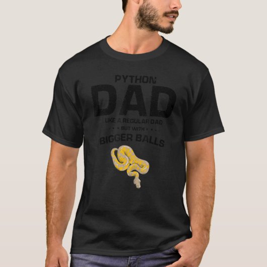 T-shirt Bal de Banane Python et Reptile de nouilles 7 (Devant)