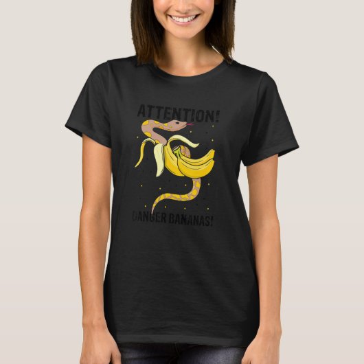 T-shirt Bal de Banane Python et Reptile des nouilles 26 (Devant)