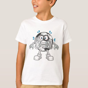T-shirt Bal de football en colère