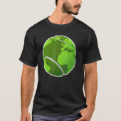 T-shirt Bal De Tennis jour des terres Pour Les Environneme (Devant)