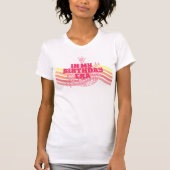T-shirt Bal Disco Rose Retro Dans Mon Anniversaire Fête (Devant)