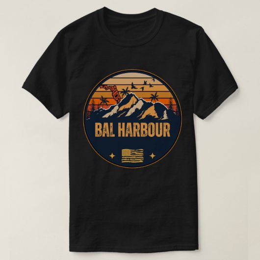 T-shirt Bal Harbour, Floride (Design devant)