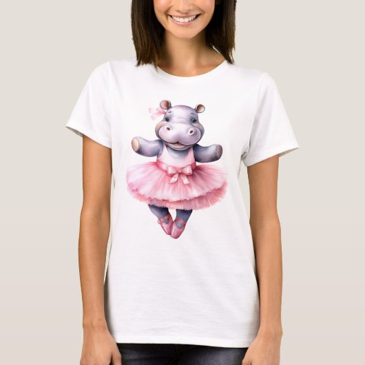 T-shirt Bal hippo de danse (Devant)