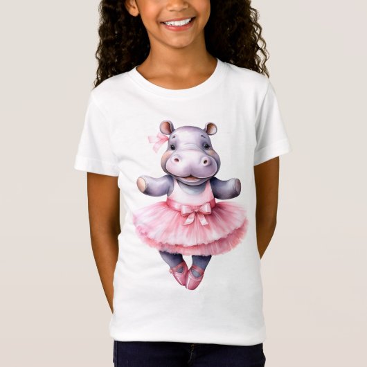 T-Shirt Bal hippo de danse (Devant)